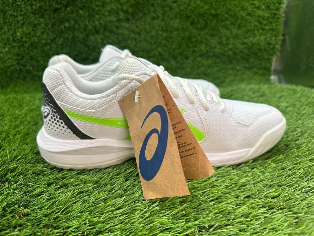 Asics Gel-Dedicate 8 1041A409 Athletic Sneaker Mens 6.5 White Leather Pickleball